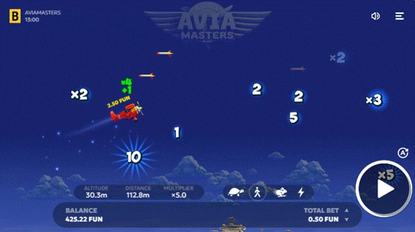 Entdecken Sie das faszinierende Flugzeugspiel Avia Masters spielen in